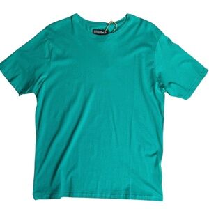 NWT Sustainable Clothing Essentials Teal Short Sleeve T Shirt Sz L‎